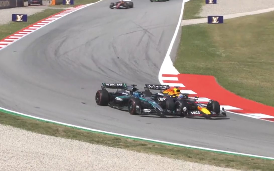 Sparks Fly: Verstappen and Russell's Spanish GP Clash Reignites Rivalry